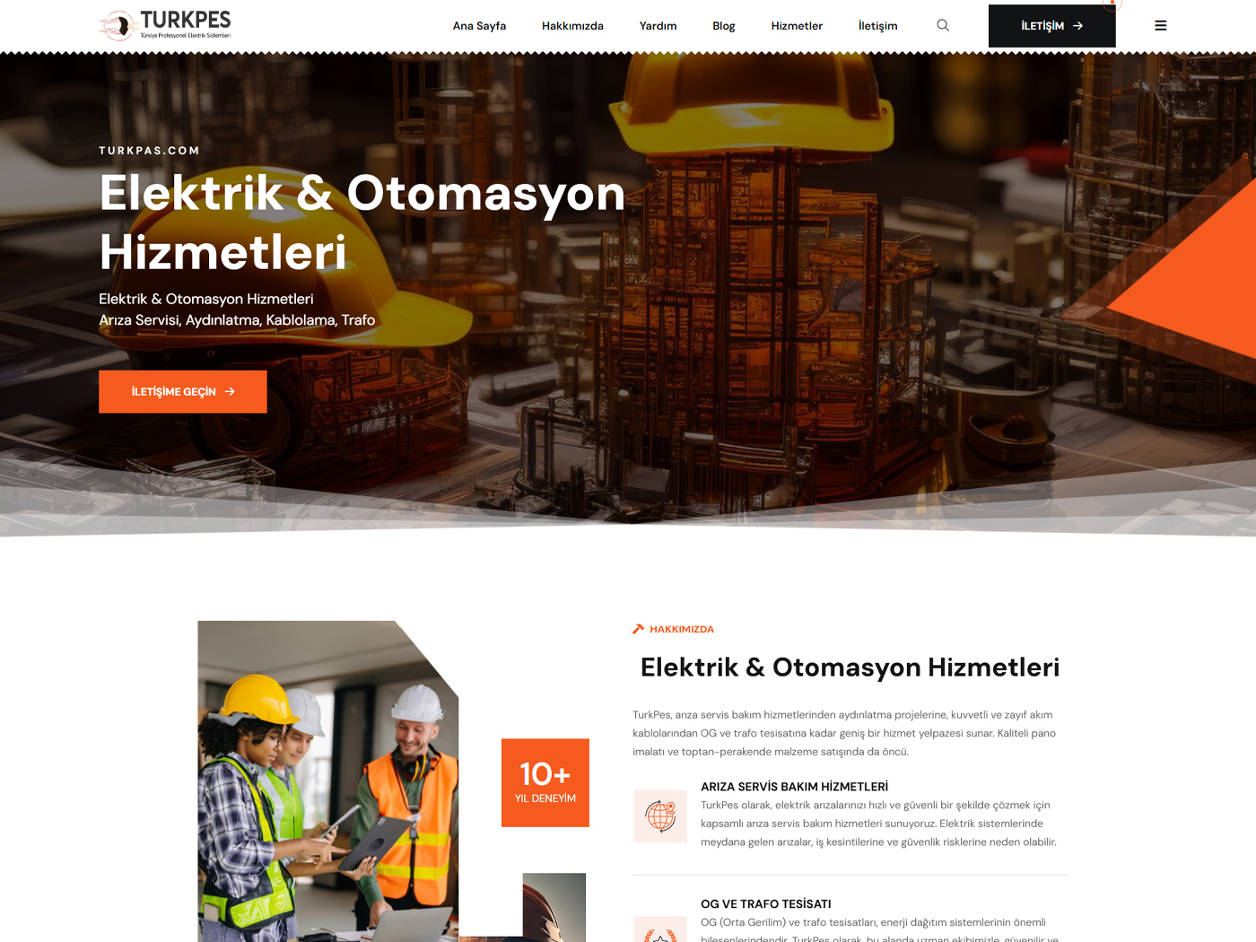 Turkpes Kurumsal Web Sitesi