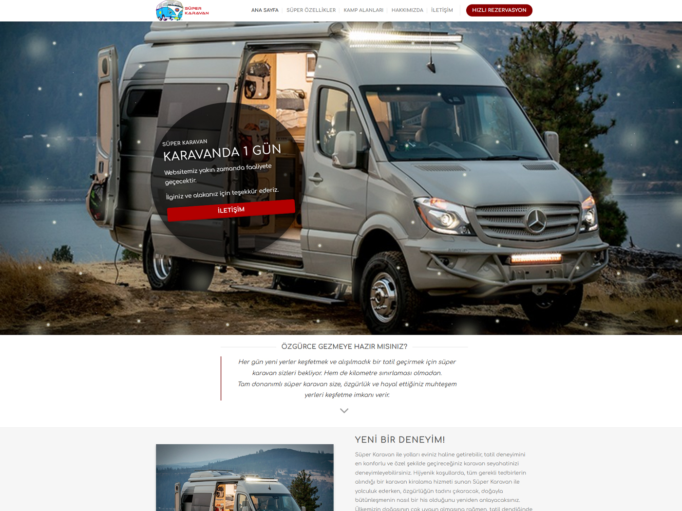 Super Karavan E-Ticaret Web Sitesi